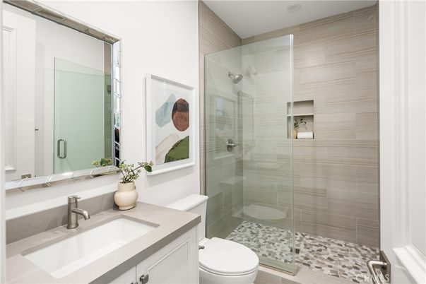 Bathroom, Glass Shower, Interior
