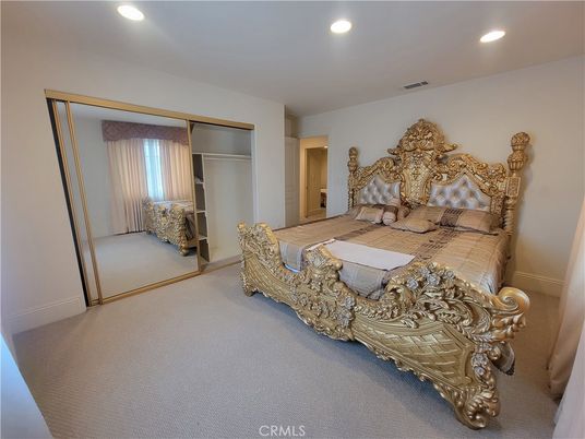 Bedroom, Interior, Recessed Lighting