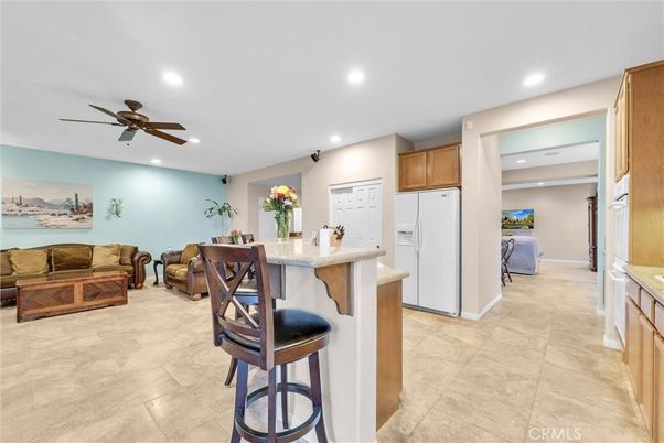 Interior, Kitchen, Living room, Recessed Lighting
