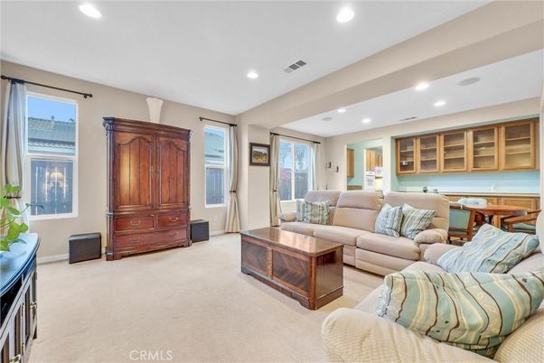 Interior, Living room, Recessed Lighting