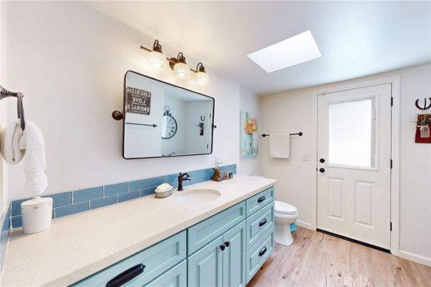 Bathroom, Interior, Wood Texture Flooring