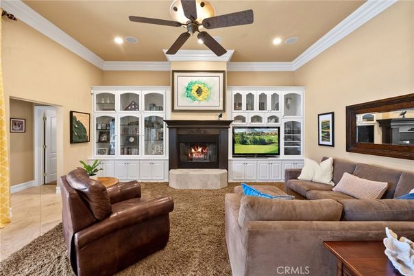 Fireplace, Interior, Living room, Recessed Lighting