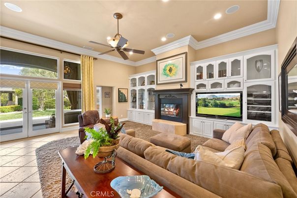 Fireplace, Interior, Living room, Recessed Lighting
