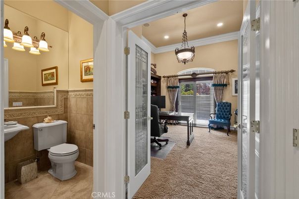 Bathroom, Home Office, Interior, Pendant Lights, Recessed Lighting