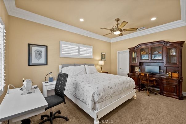 Bedroom, Home Office, Interior, Recessed Lighting