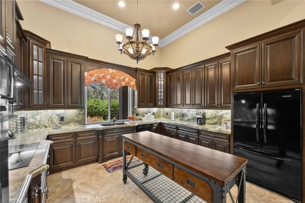 Chandelier, Interior, Kitchen, Recessed Lighting