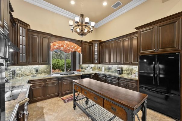Chandelier, Interior, Kitchen, Recessed Lighting