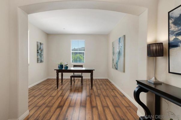 Home Office, Interior, Wood Texture Flooring