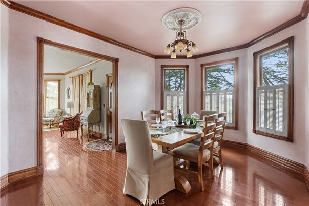 Dining room, Interior, Wood Texture Flooring