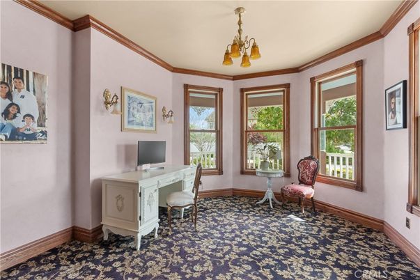 Chandelier, Home Office, Interior