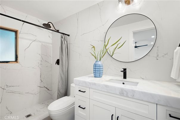 Bathroom, Interior, Marble Walls