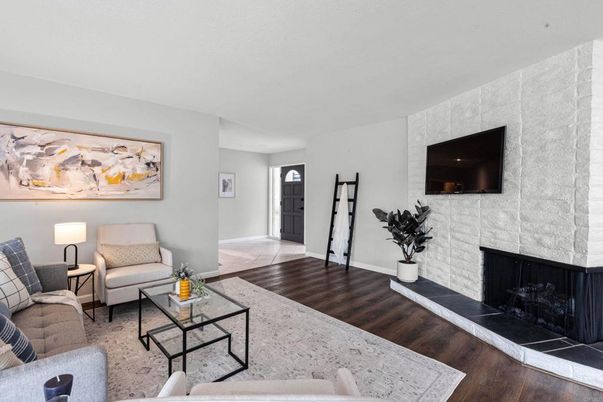 Fireplace, Interior, Living room, Wood Texture Flooring