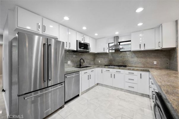 Interior, Kitchen, Recessed Lighting, Stainless Steel Appliances