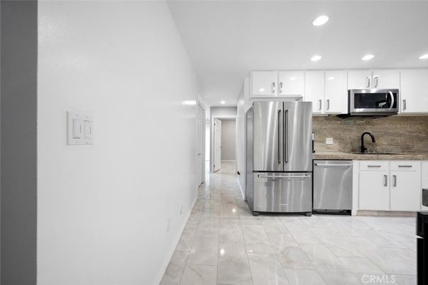 Interior, Kitchen, Recessed Lighting, Stainless Steel Appliances