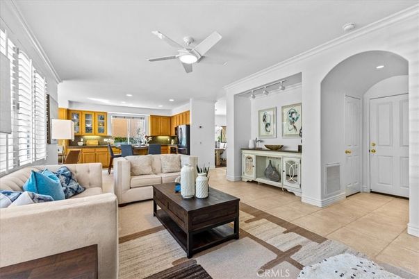 Dining room, Interior, Kitchen, Living room, Recessed Lighting