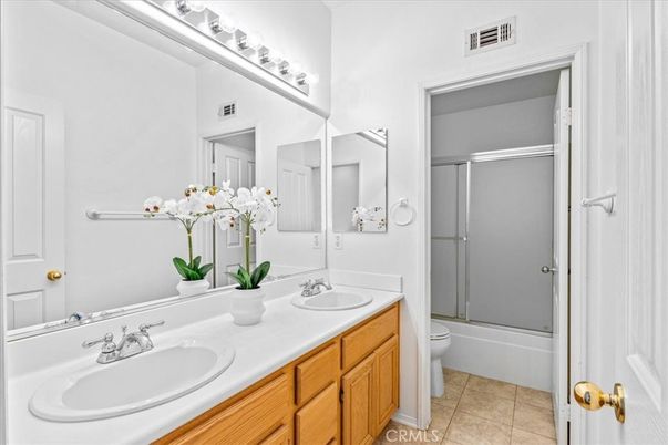 Bathroom, Dual Sink Vanities, Glass Shower, Interior