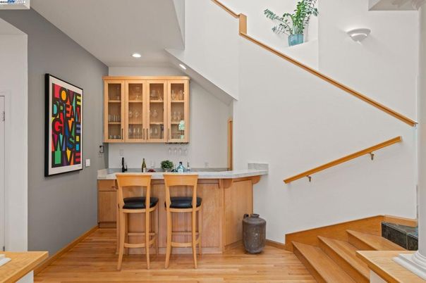 Interior, Recessed Lighting, Wood Texture Flooring