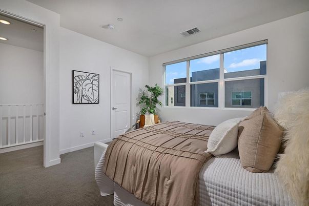 Bedroom, Interior, Recessed Lighting
