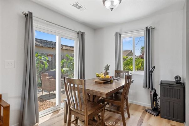 Dining room, Interior, Wood Texture Flooring