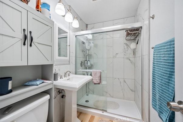 Bathroom, Glass Shower, Interior, Marble Walls