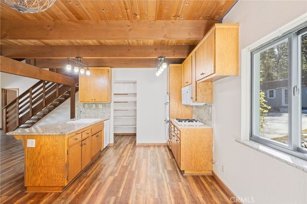 Interior, Kitchen, Wooden Beams, Wooden Ceilings, Wood Texture Flooring