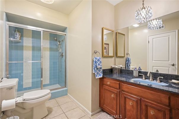 Bathroom, Dual Sink Vanities, Glass Shower, Interior