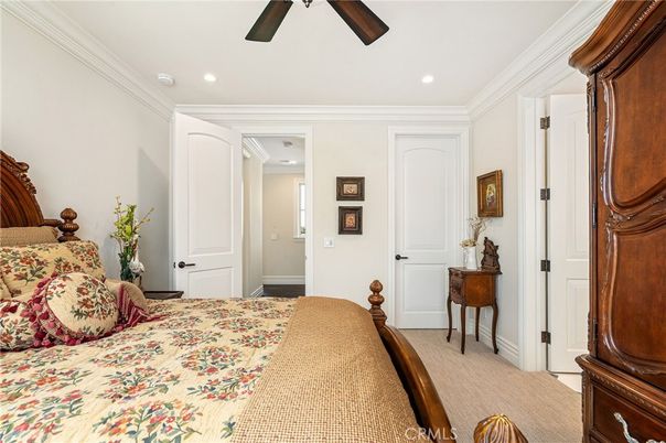 Bedroom, Interior, Recessed Lighting
