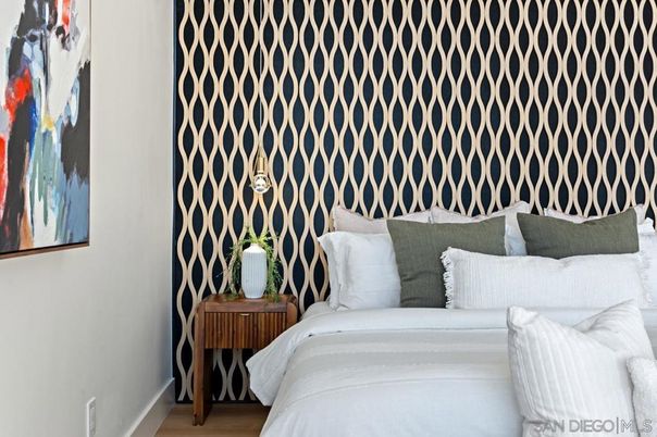 Bedroom, Interior, Wood Texture Flooring