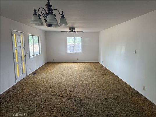 Chandelier, Empty room, Interior