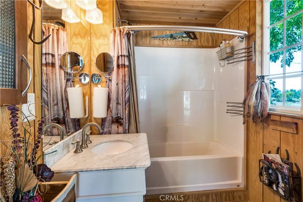 Bathroom, Interior, Wooden Ceilings