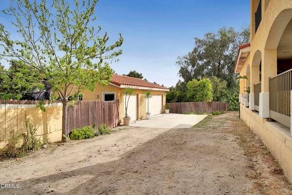 Backyard, Detached Garage, Exterior