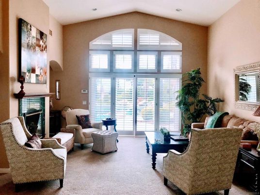 Fireplace, Interior, Living room, Recessed Lighting