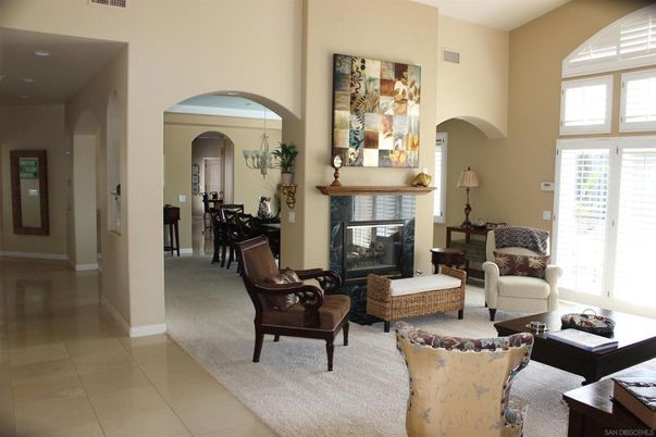 Chandelier, Dining room, Fireplace, Interior, Living room