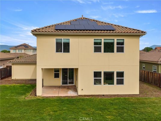 Backyard, Exterior, Facade, Solar Panels, Mediterranean