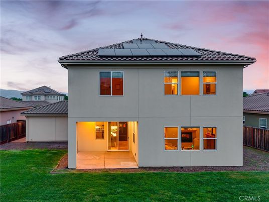Backyard, Exterior, Facade, Solar Panels, Mediterranean