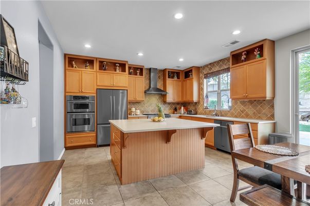 Dining room, Interior, Kitchen, Recessed Lighting, Stainless Steel Appliances