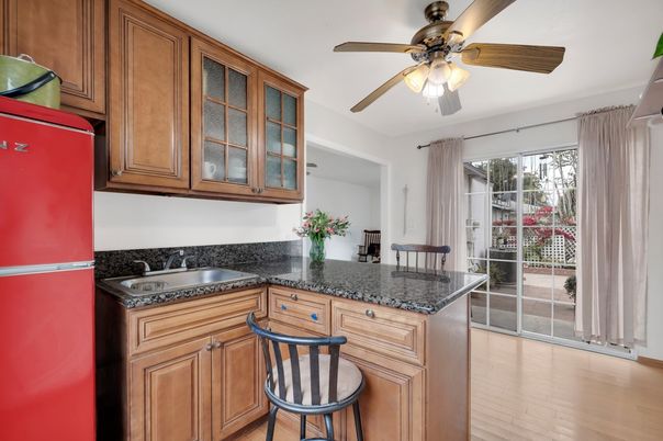 Interior, Kitchen, Wood Texture Flooring