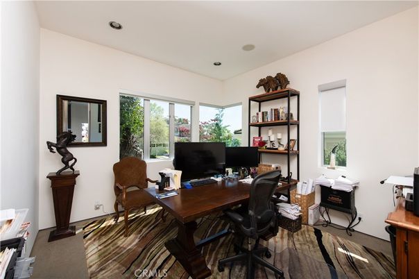 Home Office, Interior, Recessed Lighting