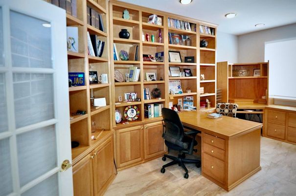 Home Office, Interior, Recessed Lighting