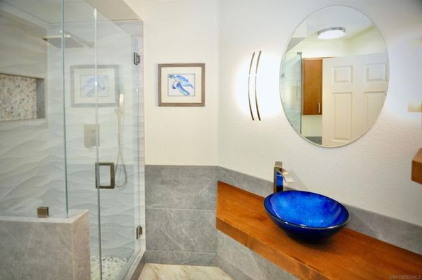 Bathroom, Glass Shower, Interior