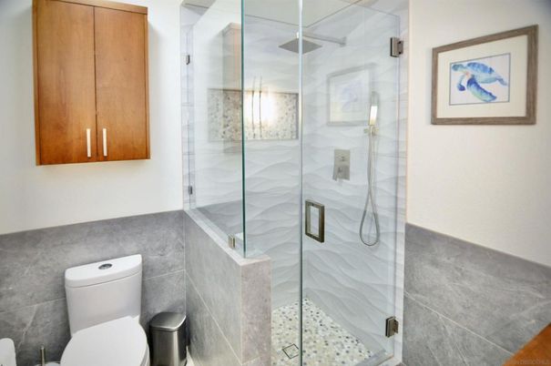 Bathroom, Glass Shower, Interior