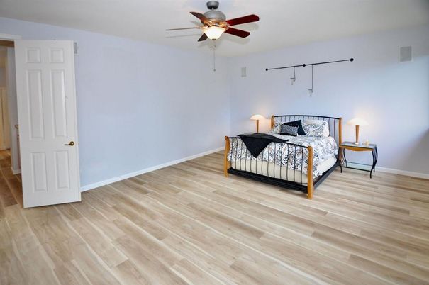 Bedroom, Interior, Wood Texture Flooring