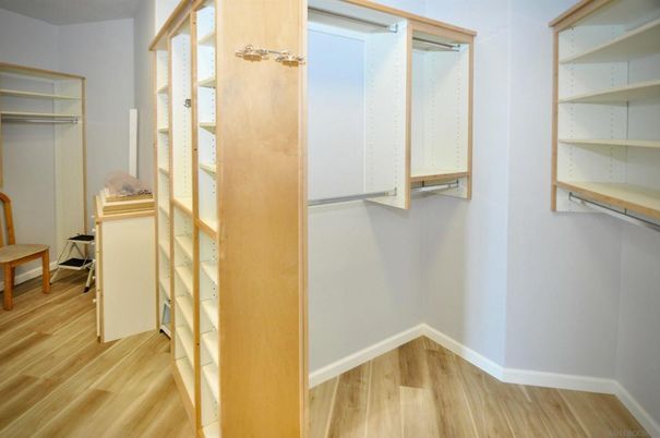 Interior, Walk-in Closets, Wood Texture Flooring