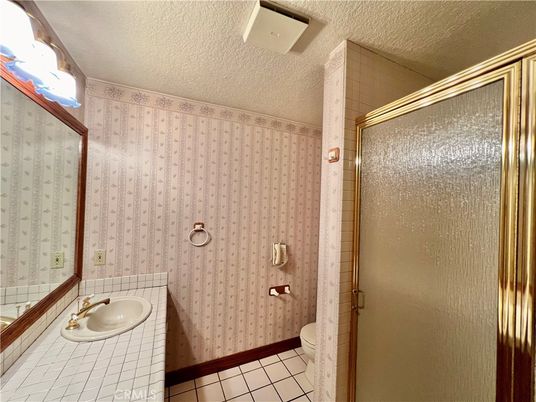 Bathroom, Glass Shower, Interior, Tile Countertops