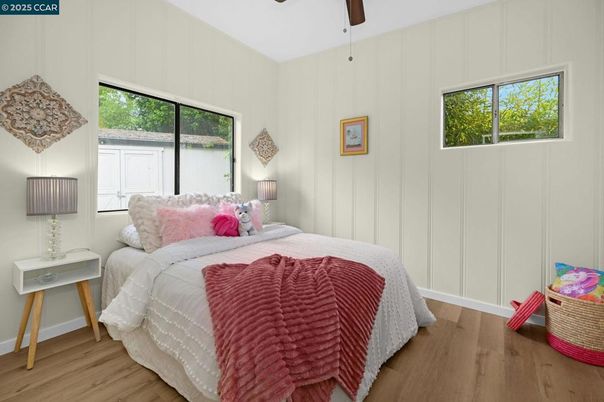 Bedroom, Interior, Wood Texture Flooring