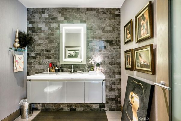 Bathroom, Interior, Stone Walls