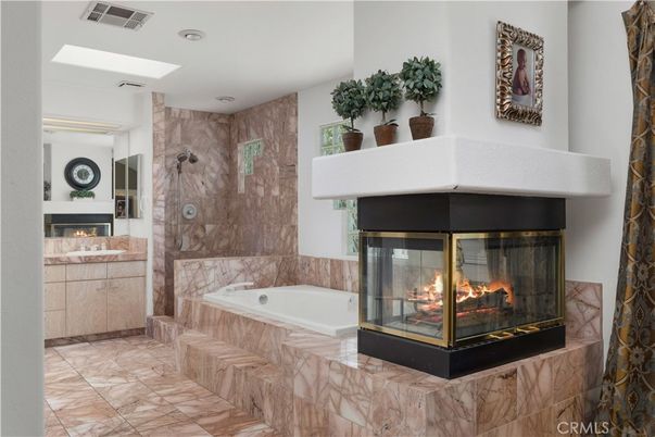 Bathroom, Fireplace, Interior, Recessed Lighting