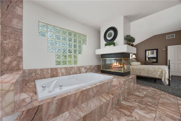 Bathroom, Fireplace, Interior