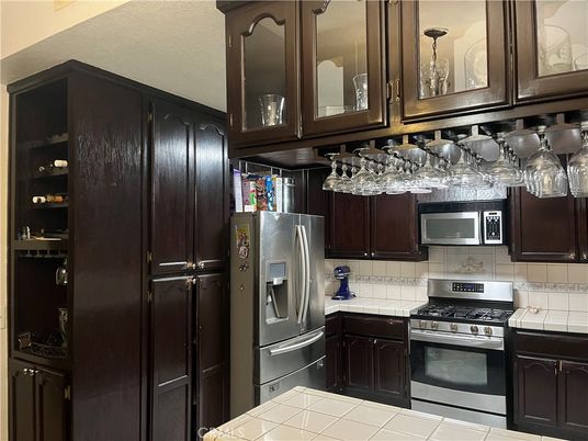 Interior, Kitchen, Tile Countertops