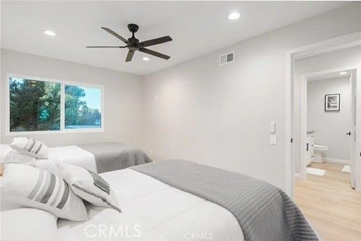 Bathroom, Bedroom, Interior, Recessed Lighting, Wood Texture Flooring